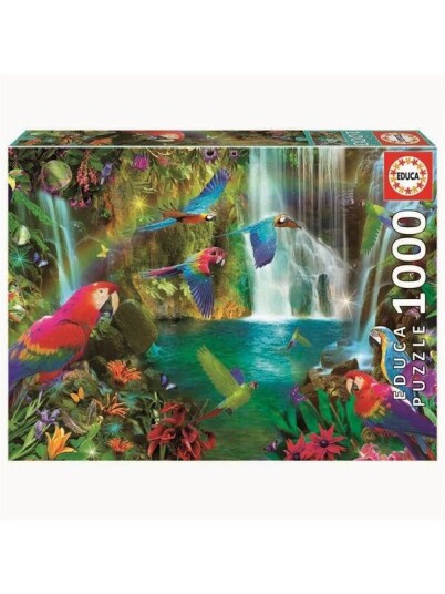 Educa 1000 Tropical Parrots Blokk