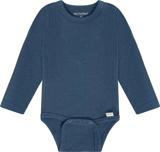 Minymo Body Ls Rib - Navy - 62