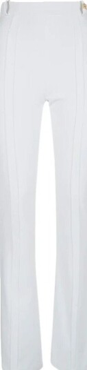 Elisabetta Franchi Dame Bukser Hvit 2XL,