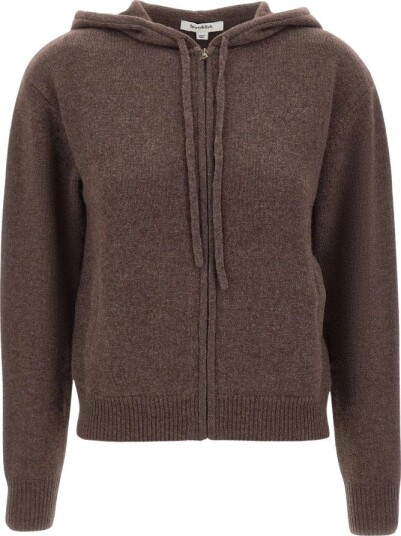 Sporty & Rich Dame Gensere & Hettegensere Brun M,