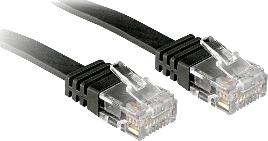 Lindy Rj 45 Cat6 U/Utp Svart 10 M