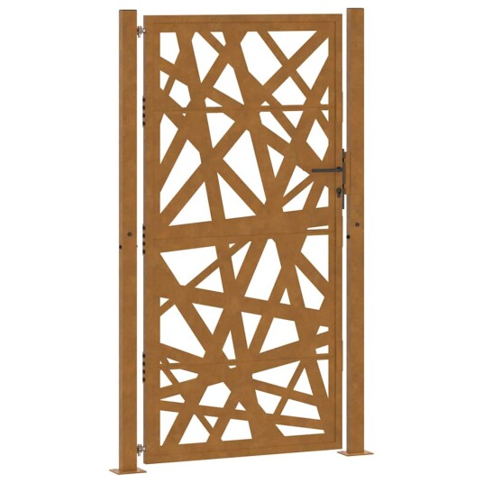 Hageport 100x200 cm værbestandig stållampedesign