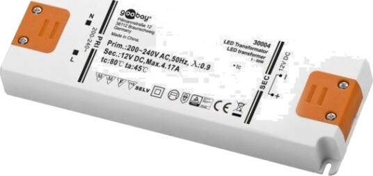 LED-transformator 12 V 1-50 W