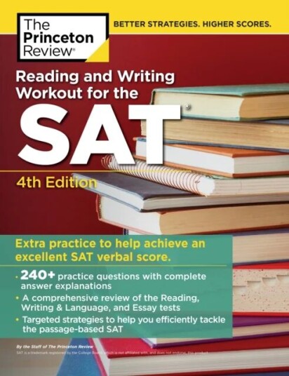 Reading And Writing Workout For The Sat Av Princeton Review