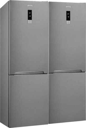 Kjøl/Frys Pakke Smeg FC18EN4AX + FC18EN4AX 186 cm