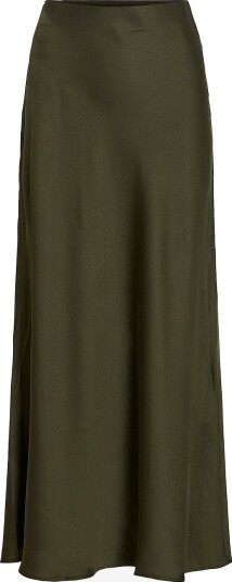 Vila Maxi skjørt viEllette HW Long Skirt Grønn