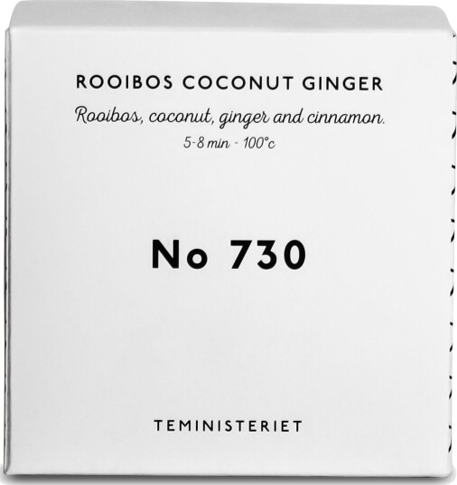 Teministeriet Signature 730 Rooibos Coconut Ginger Te i eske