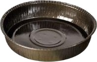 Kageform Ø170/181X35 Mm Pap Med Pet Sort,720 Stk/Krt