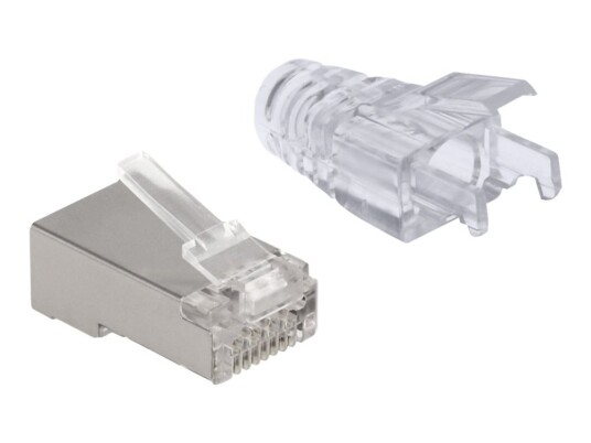 Delock Nettverkkontakt Rj-45 Hann Åpning Foran Ftp Cat 6 En Pakke 50
