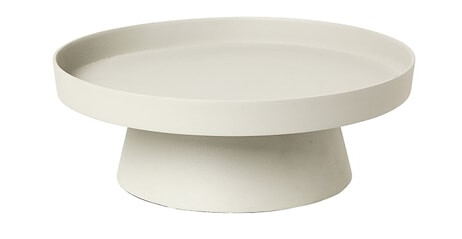 Broste Copenhagen Holger Lysfat Ø35 cm Beige Aluminium