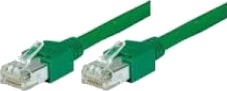 Tecline S/Utp Cat5e 1M 1 M Cat5e S/Utp Stp Rj 45 Rj 45 Grønn