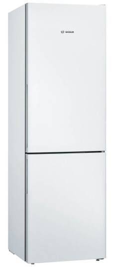 Bosch Serie 4 Kombiskap 186 cm Hvit med Vitafresh og LED-belysning KGV36VWEAS Bosch Serie 4 Kombiskap 186 cm Hvit med Vitafresh og LED-belysning KGV36VWEAS