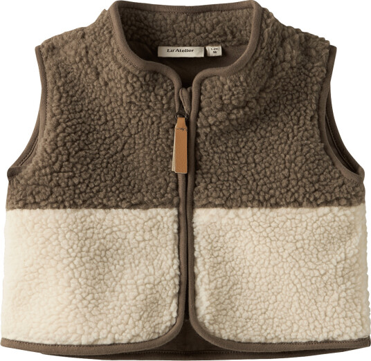 Lil"Atelier Nbmlajo Loose Vest Lil   Brown   68