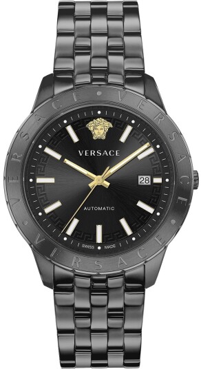Versace Herreklokke VE2D00621 Univers Sort/Stål Ø43 mm Versace Herreklokke VE2D00621 Univers Sort/Stål Ø43 mm