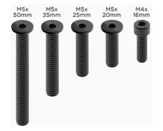 Quad Lock Pro Black Boltsett
