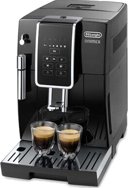 DeLonghi Dinamica ECAM 350.15.B Automatisk Espressomaskin med Cappuccinatore 15 Bar - Svart