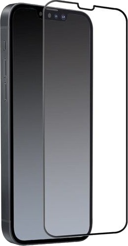 SBS Full Cover Glass Screen Protector for iPhone 14 / 13 / 13 Pro   Black edges