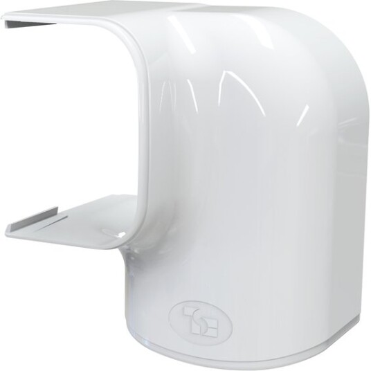 GrøntKlima AS Optima T Bend Venstrevridd MRS75 75 X 56mm Hvit