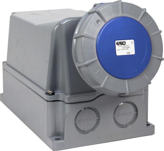 Garo Stikkontakt Uiv 2125-6 S + Ru IP67, 3-Polet 125 A Blå, 6 H