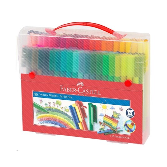 Faber-Castell Connector Felt-tip pens  Set of 80