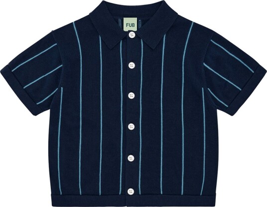 FUB T skjorte Strikk Dark Navy/Sea FUB 120 T skjorte Blå