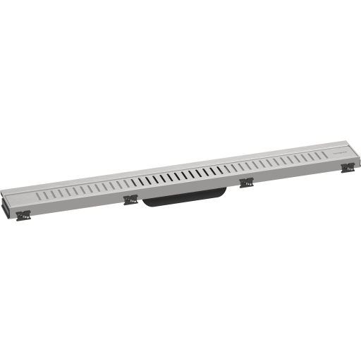 Hansgrohe Raindrain Match Individual Avløpsrenne 800 mm Veggmontering Børstet Rustfritt Stål