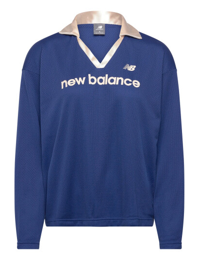 New Balance Mesh Soccer Jersey Long Sleeve - Blue - M New Balance Mesh Soccer Jersey Long Sleeve - Blue - M