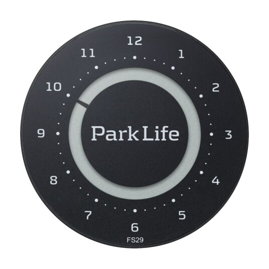 PARK ONE LIFE ELEKTRISK PARKERINGSSKIVE, SORT