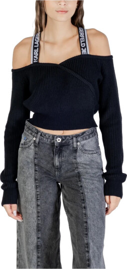 Karl Lagerfeld Dame Strikkevarer Svart M, Karl Lagerfeld Dame Strikkevarer Svart M,