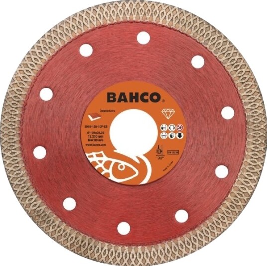 Diamantskive Til Keramikk Bahco 125X1,2X22,23 Mm Tynn