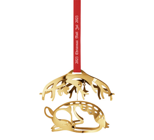 Georg Jensen - Jul 2023 ornament hjort gull
