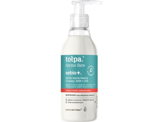 Tołpa_Dermo Face Sebio+Aha + Lha Ansiktsvaskegel 195Ml