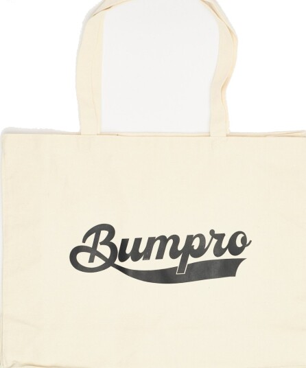 Bumpro Canvas Tote Bag Off White/70s - One Size