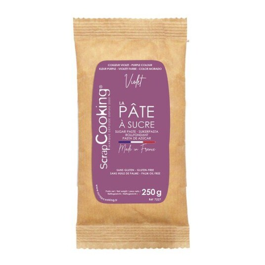 ScrapCooking   Fondant 250 g lilla