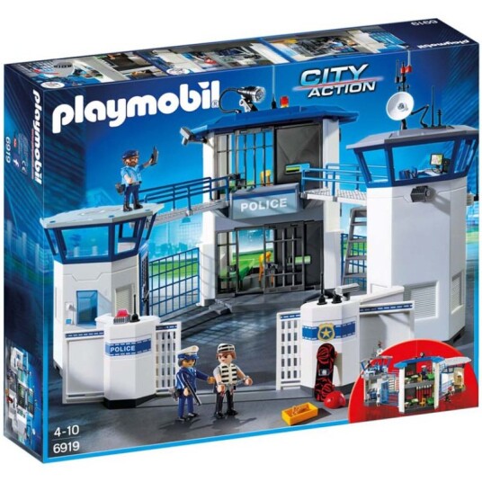 Playmobil City Action Politistasjon Med Fengsel 6919