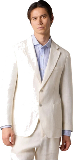 Brooks Brothers Herre Dress Hvit M,