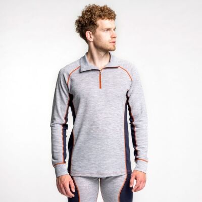 Safa Patrik Polo Grå/marine S