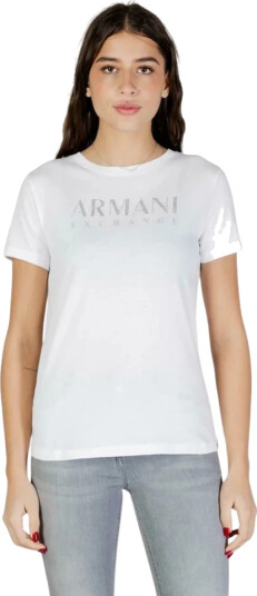 Armani Exchange Dame Topper Hvit M,