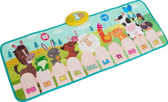 Cloudberry Castle Interaktiv Pianomatte Bondegårdsdyr 90x35 cm Cloudberry Castle Interaktiv Pianomatte Bondegårdsdyr 90x35 cm