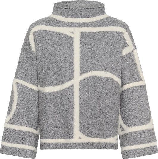 Soaked Slsorea Mono Pullover Grey XL Soaked Slsorea Mono Pullover Grey XL