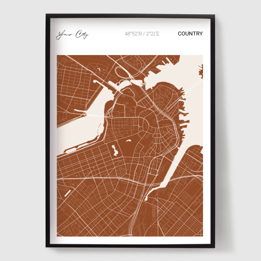 Personlig Plakat – Kreativ Kartplakat Personlig Plakat – Kreativ Kartplakat