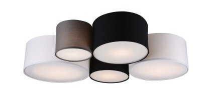 Trio Lighting Hotel taklampe, 5-i-1