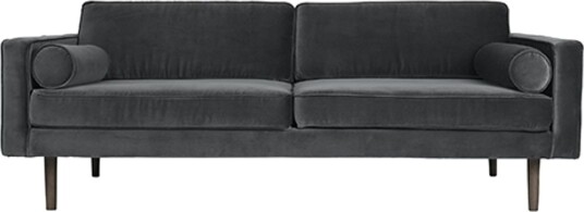 Broste Copenhagen - Wind Sofa 2-pers. Fløyel - Drizzle