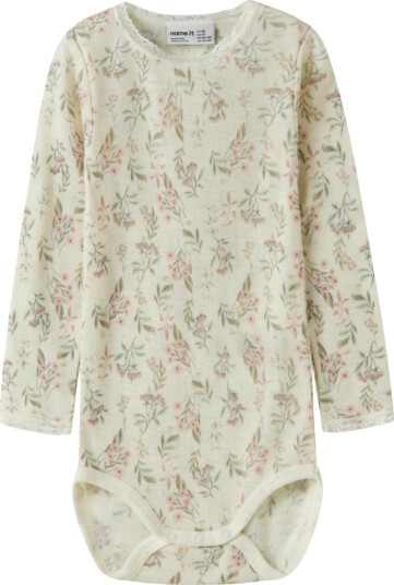 Name It Ullbody Wang Snow White Flowers + Leafs