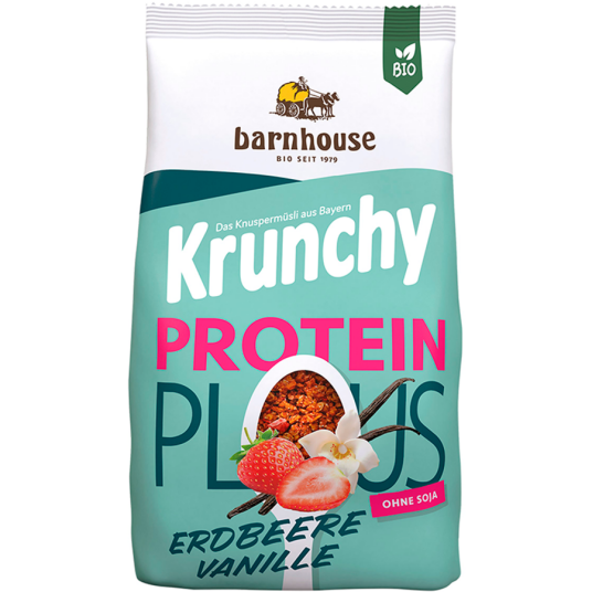 Barnhause Musli Plus Protein Jordbær 525 g Barnhause Musli Plus Protein Jordbær 525 g
