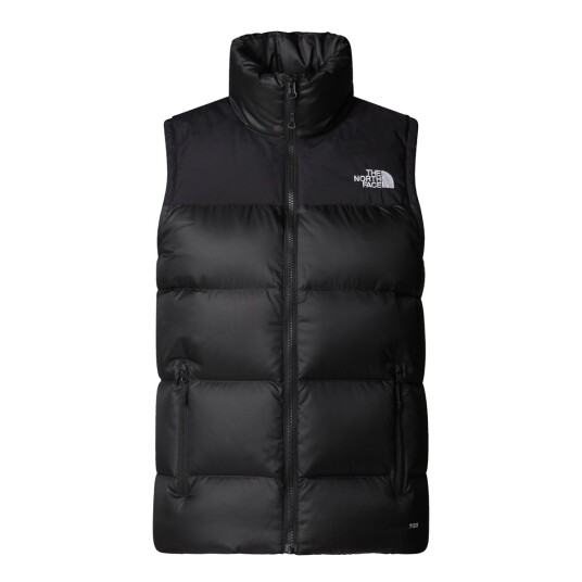 The North Face W Diablo Down 2.0 Vest Tnf Black Heather/tnf Blk M