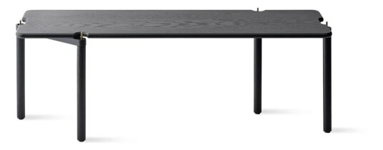 Gejst Invi bokhylle 1 hylleplate modul 2 Sort ask