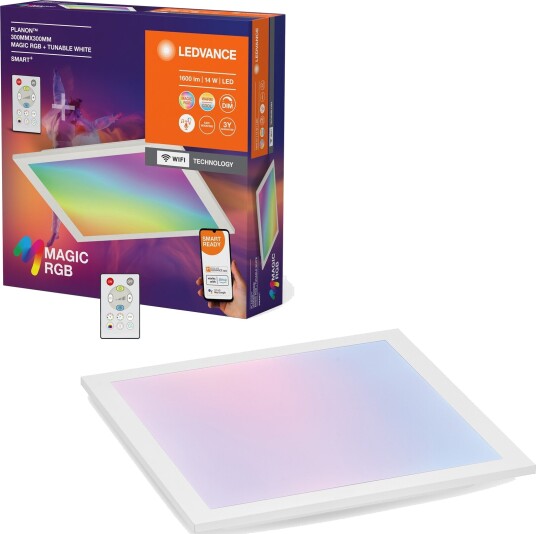 Ledvance - SMART+ Planon Magic 1600lm 14W/RGB+827-865 300X300mm WiFi Ledvance - SMART+ Planon Magic 1600lm 14W/RGB+827-865 300X300mm WiFi