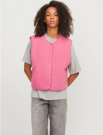JJXX Jxvera Teddy Vest Otw Sn Pink M