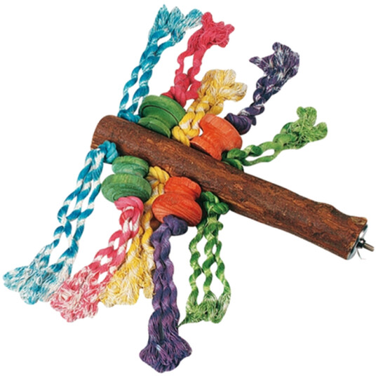 Papegøyeleketøypinne Med Perler 30 cm